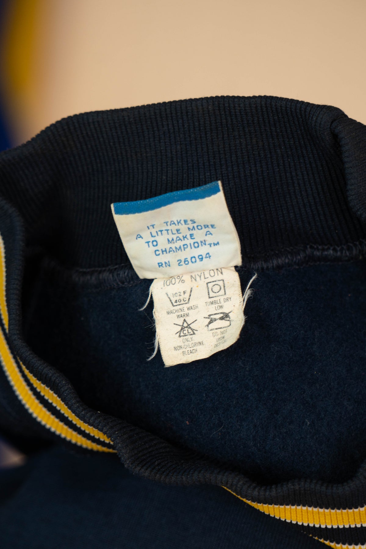 1980 Felpa Champion Vintage Notre Dame - L