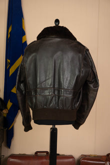 1980 Schott Giacchetto in pelle A-2 Marrone Made in USA - IT 54