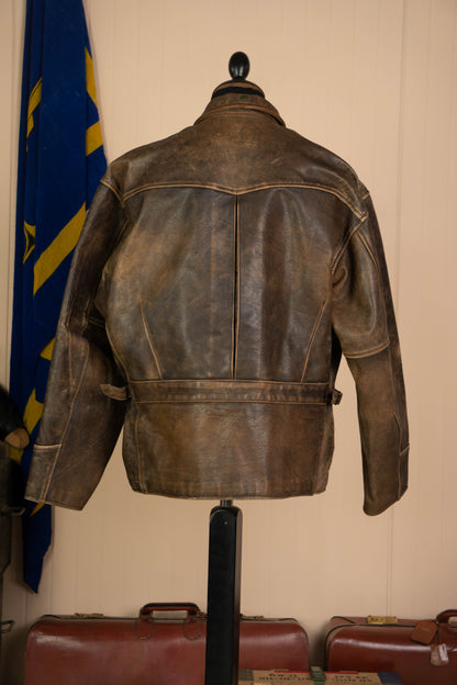 1980 Giacca in Pelle Charles Chevignon - XL