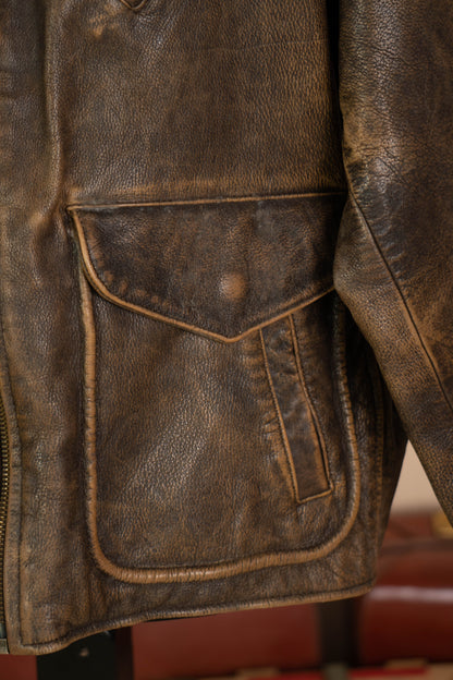 1980 Giacca in Pelle Charles Chevignon - XL