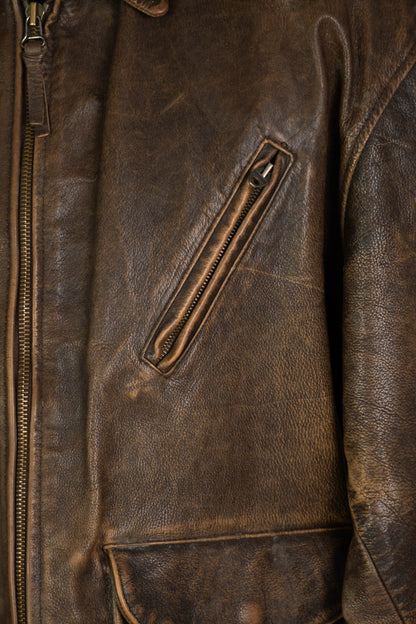 1980 Giacca in Pelle Charles Chevignon - XL