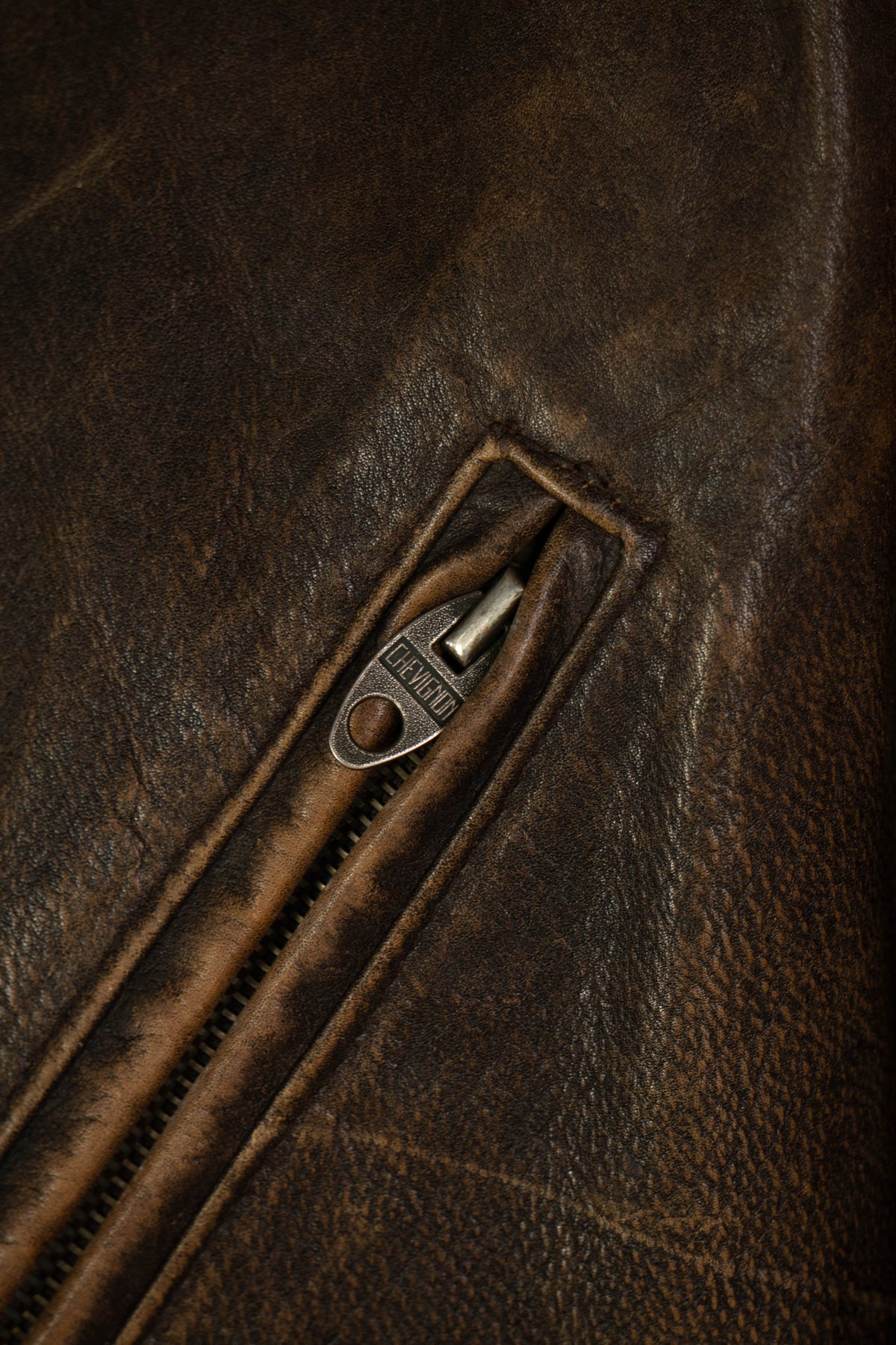 1980 Giacca in Pelle Charles Chevignon - XL