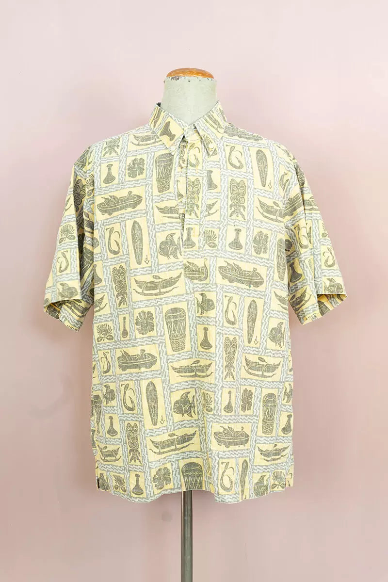 Camicia Hawaiana Americana Reverse "L"