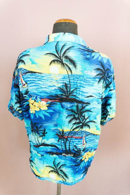 Camicia Hawaiana Hawaian Rench "M"