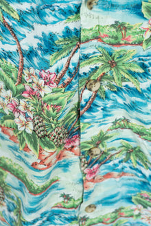 Camicia Hawaiana Americana Floreale "XL"