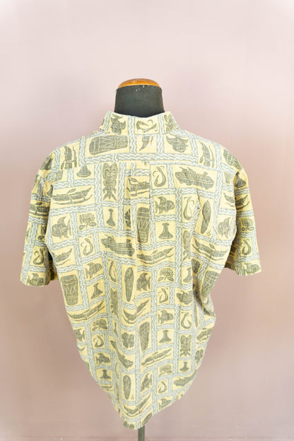 Camicia Hawaiana Americana Reverse "L"