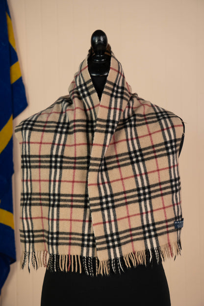 Sciarpa Burberry Classico Tartan Beige cashmere