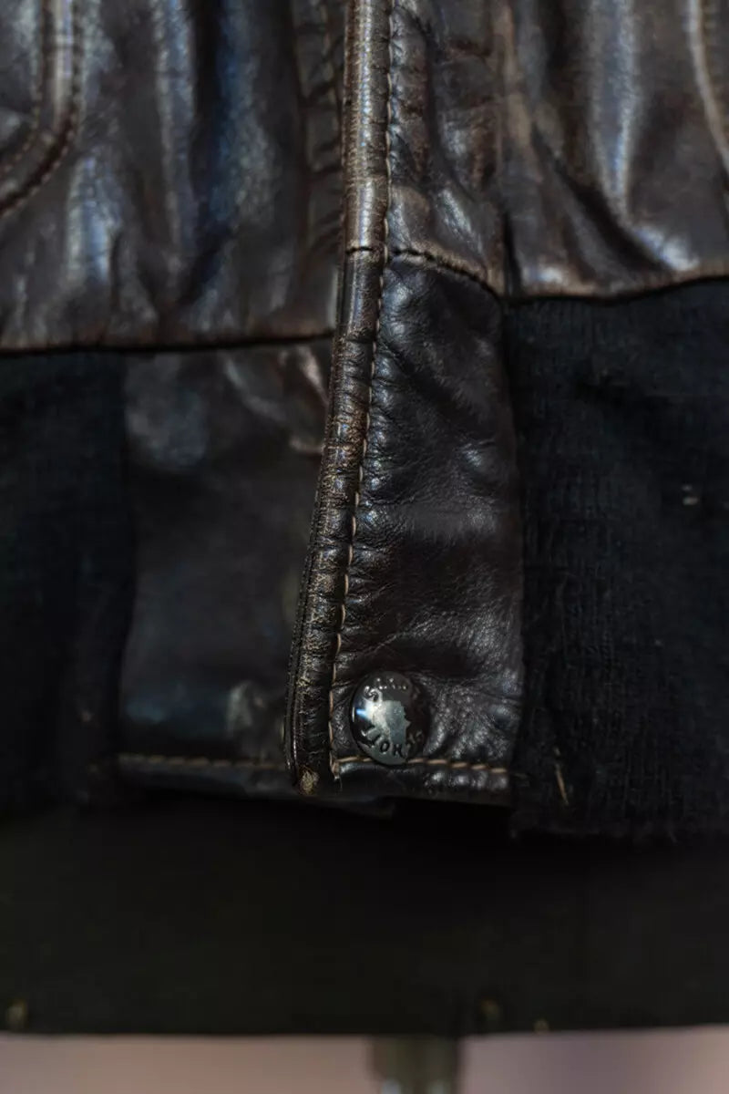 Schott Giacchetto In Pelle Marrone " US 44"