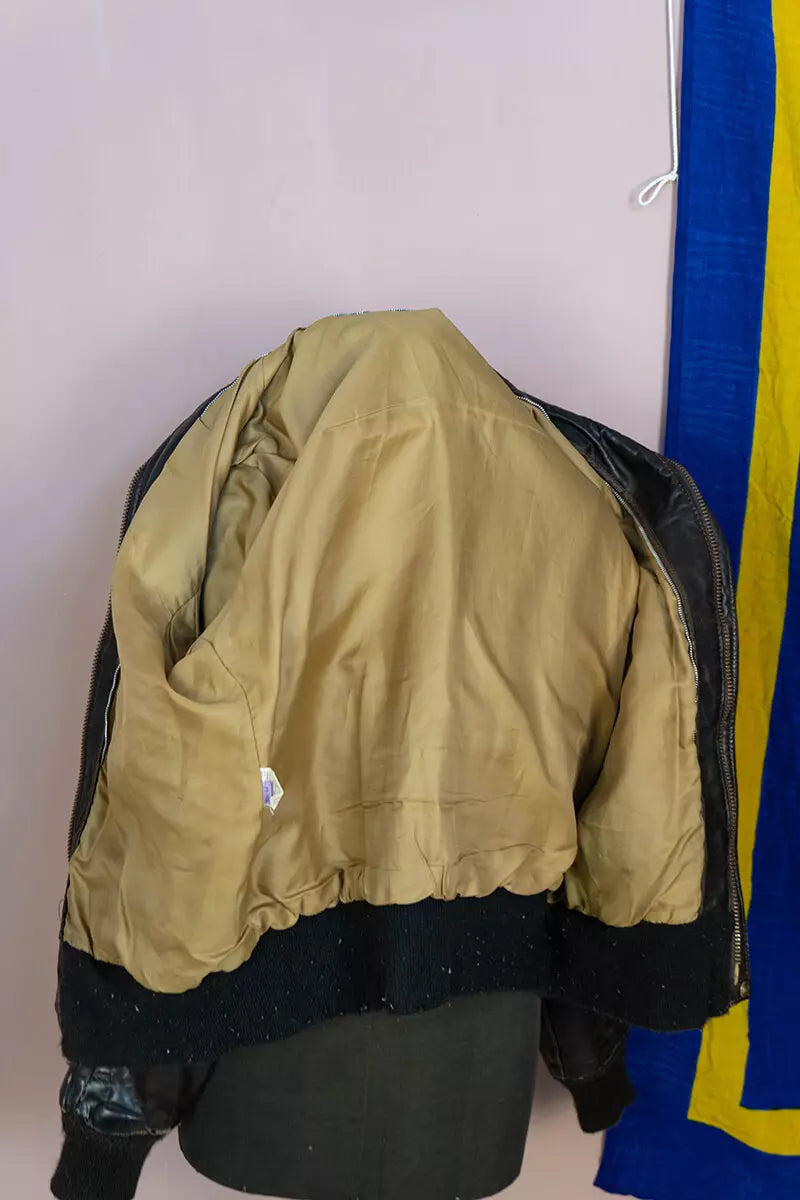 Schott Giacchetto In Pelle Marrone " US 44"