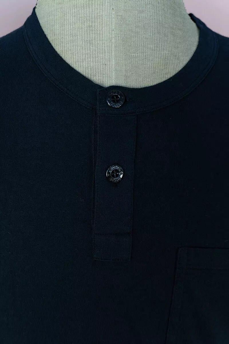 Stone Island Maglia Serafino Blu scuro "M"