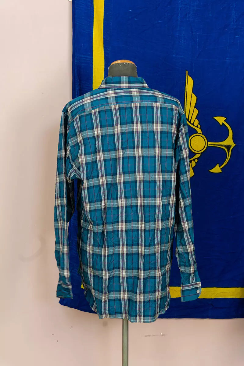 Camicia a quadri Pendleton Verde Acqua "XL"