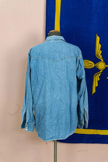 Camicia di Jeans Western Lee - Indaco Leggero, L