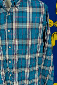 Camicia a quadri Pendleton Verde Acqua "XL"