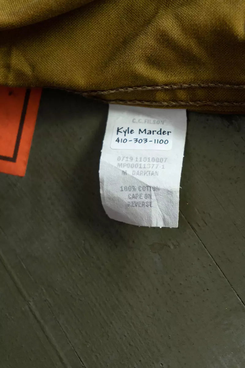 Filson Tin Cloth Cruised Jacket "M"