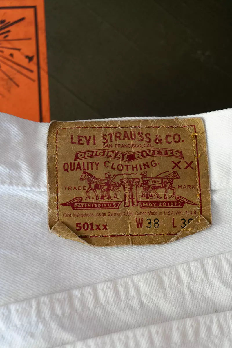 Jeans Vintage Levi's 501 Made In Usa - W 38 L 36