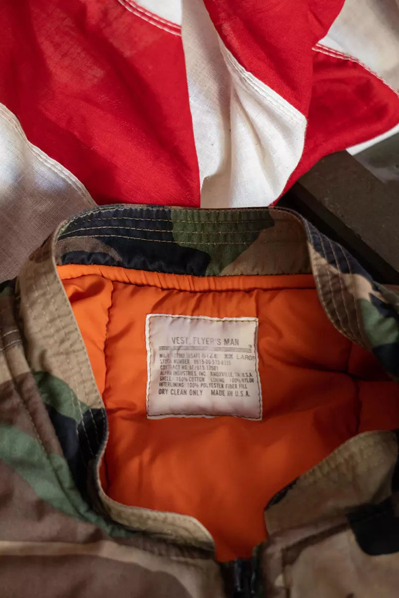 Smanicato Aviatore Alpha Industries Camouflage "XXL"