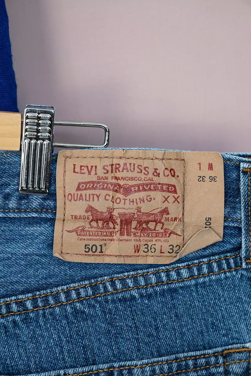 Jeans Levi's 501 Medium Indaco "W 36"