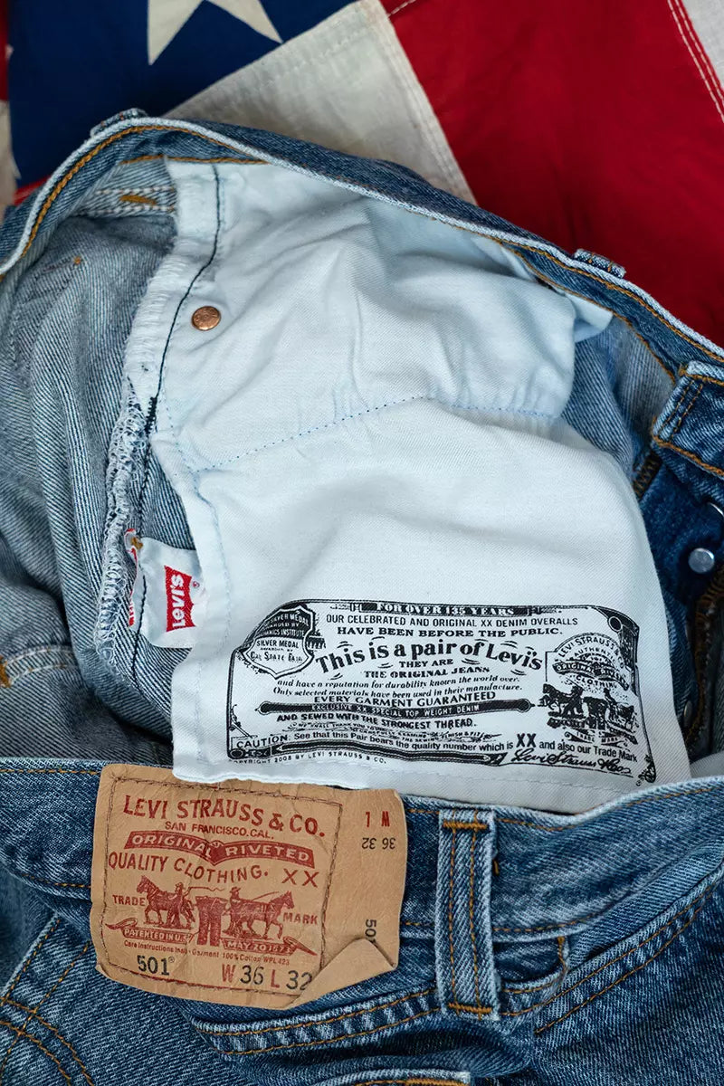 Jeans Levi's 501 Medium Indaco "W 36"