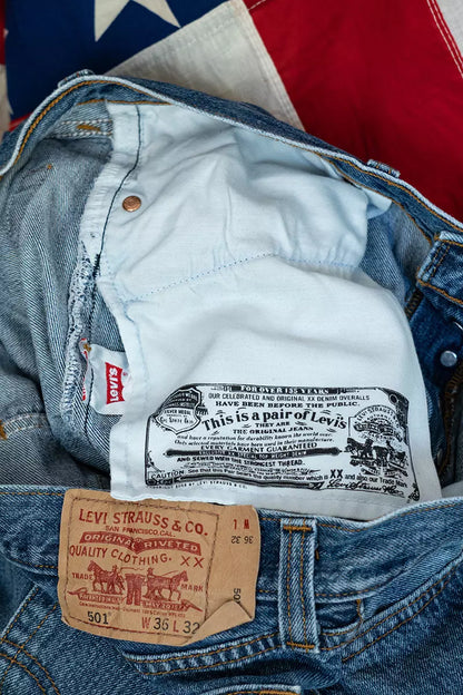 Jeans Levi's 501 Medium Indaco "W 36"