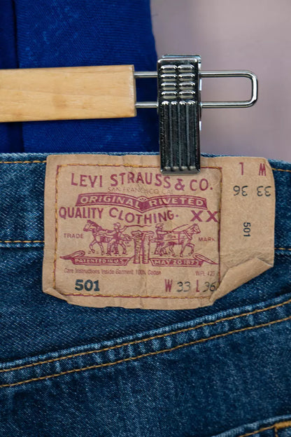 Jeans Levi's 501 Dark Indago "W33"