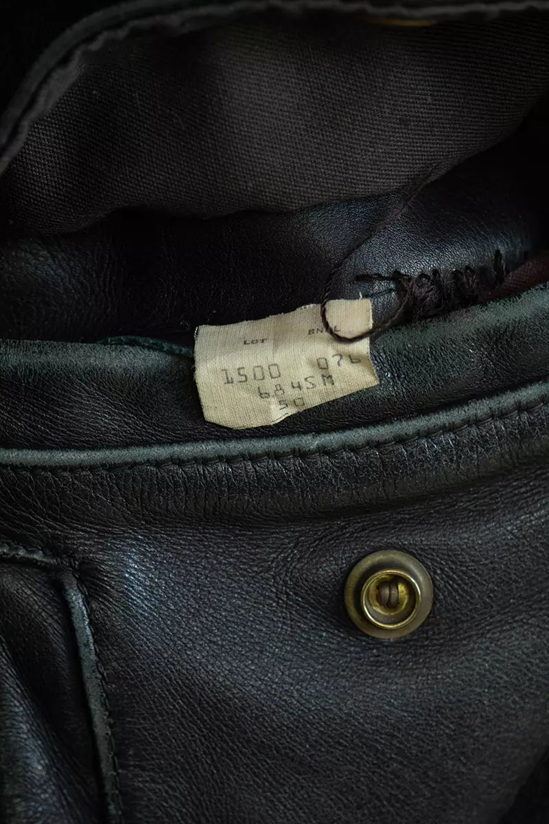 Bomber Vintage Schott USA Nero "IT 60"