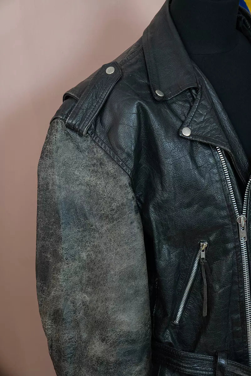 Chiodo in Pelle Vintage "XXL"