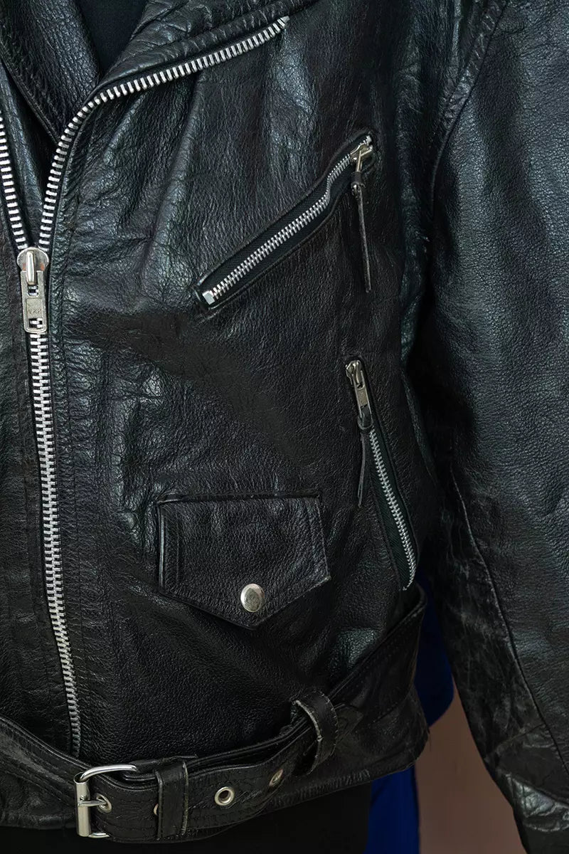 Chiodo in Pelle Vintage "XXL"