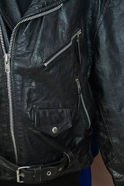 Chiodo in Pelle Vintage "XXL"