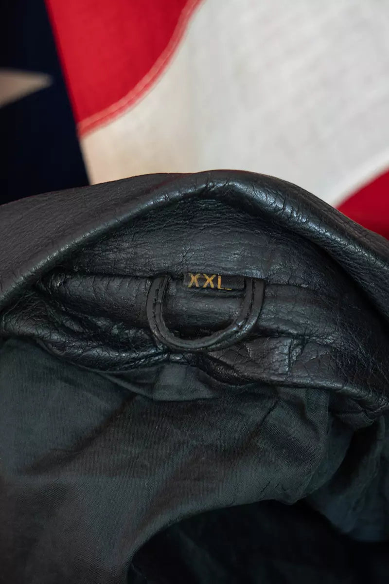 Chiodo in Pelle Vintage "XXL"