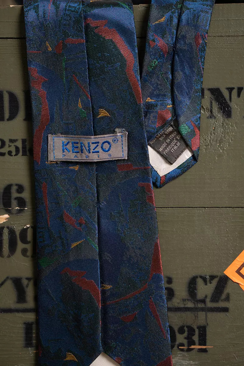 Cravatta Kenzo Blu