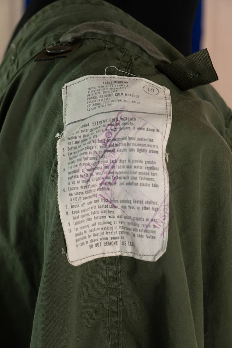 Parka US Army coda di pesce 1976 "L"