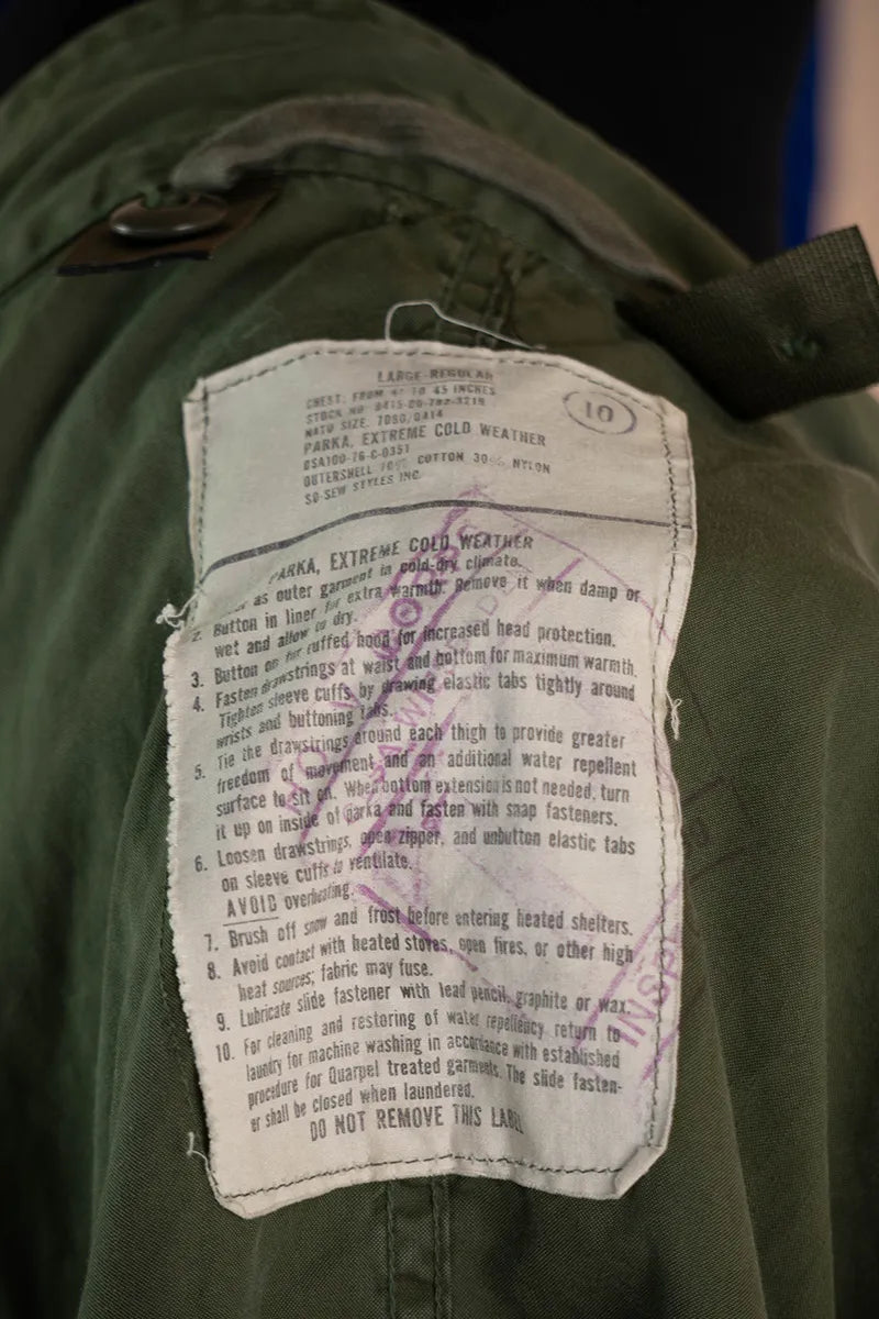 Parka US Army coda di pesce 1976 "L"