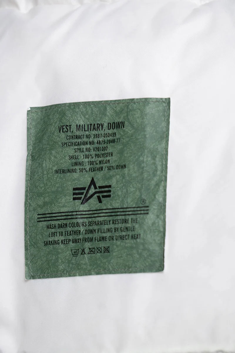Smanicato Alpha Industries Bianco - M
