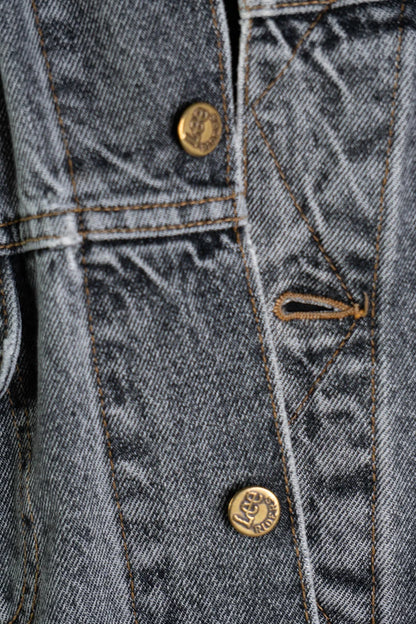 Giacchetto in Jeans Lee Riders grigio 1990 - XXL