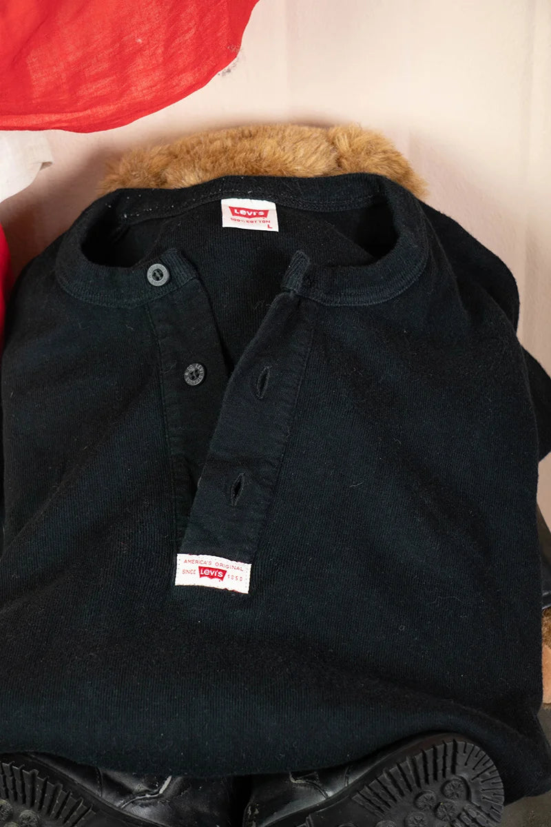 T-Shirt Serafino Levi's Nera - L