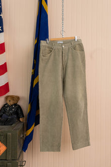 Vintage Pantaloni Stone Island Velluto Green Badge 1990- IT 48