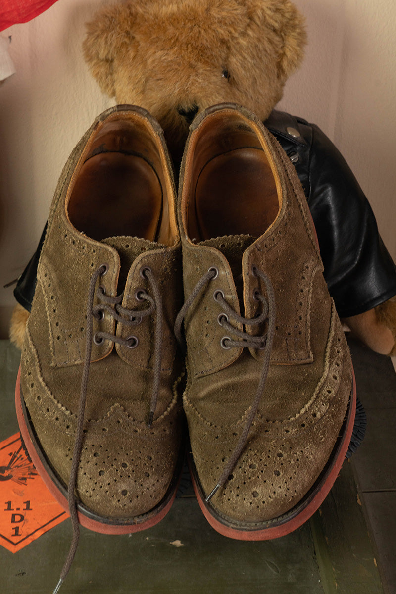 Scarpe Tricker's Derby Bourton Scamosciate- 9.5