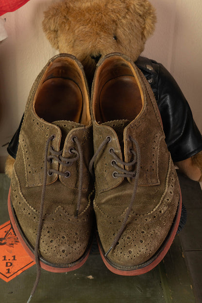 Scarpe Tricker's Derby Bourton Scamosciate- 9.5