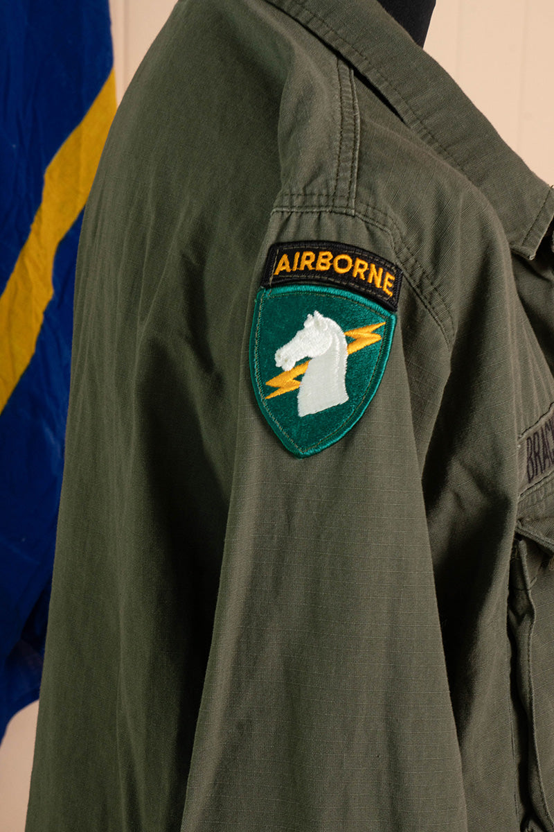Camicia Us Army Airborne Verde Oliva - L Long