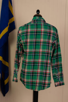 1990 Camicia Ralph Lauren a scacchi verdi - L