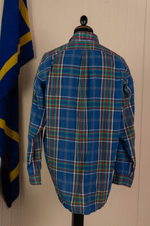 1990 Camicia Ralph Lauren A scacchi blu - L