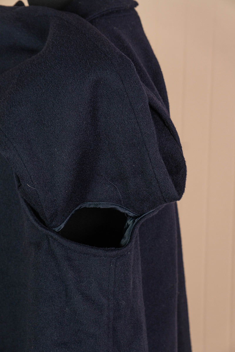 Cappotto Loden Tirolese Blu Austriaco - IT 48