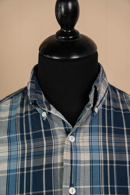 1990 Camicia Ralph Lauren a scacchi blu - S