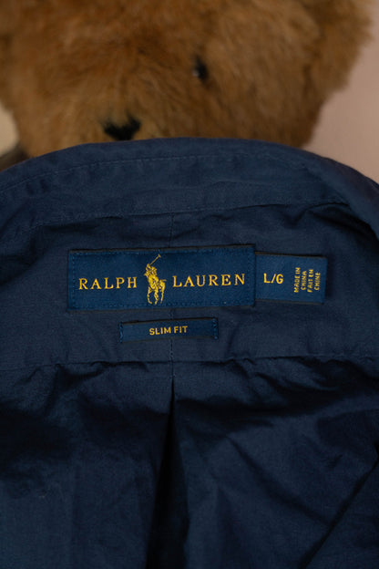 Ralph Lauren Blue Slim Fit Shirt - L