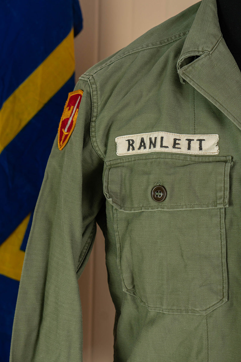 1947 Us Army Camicia OG-107 Tipe-1 con Patch - S