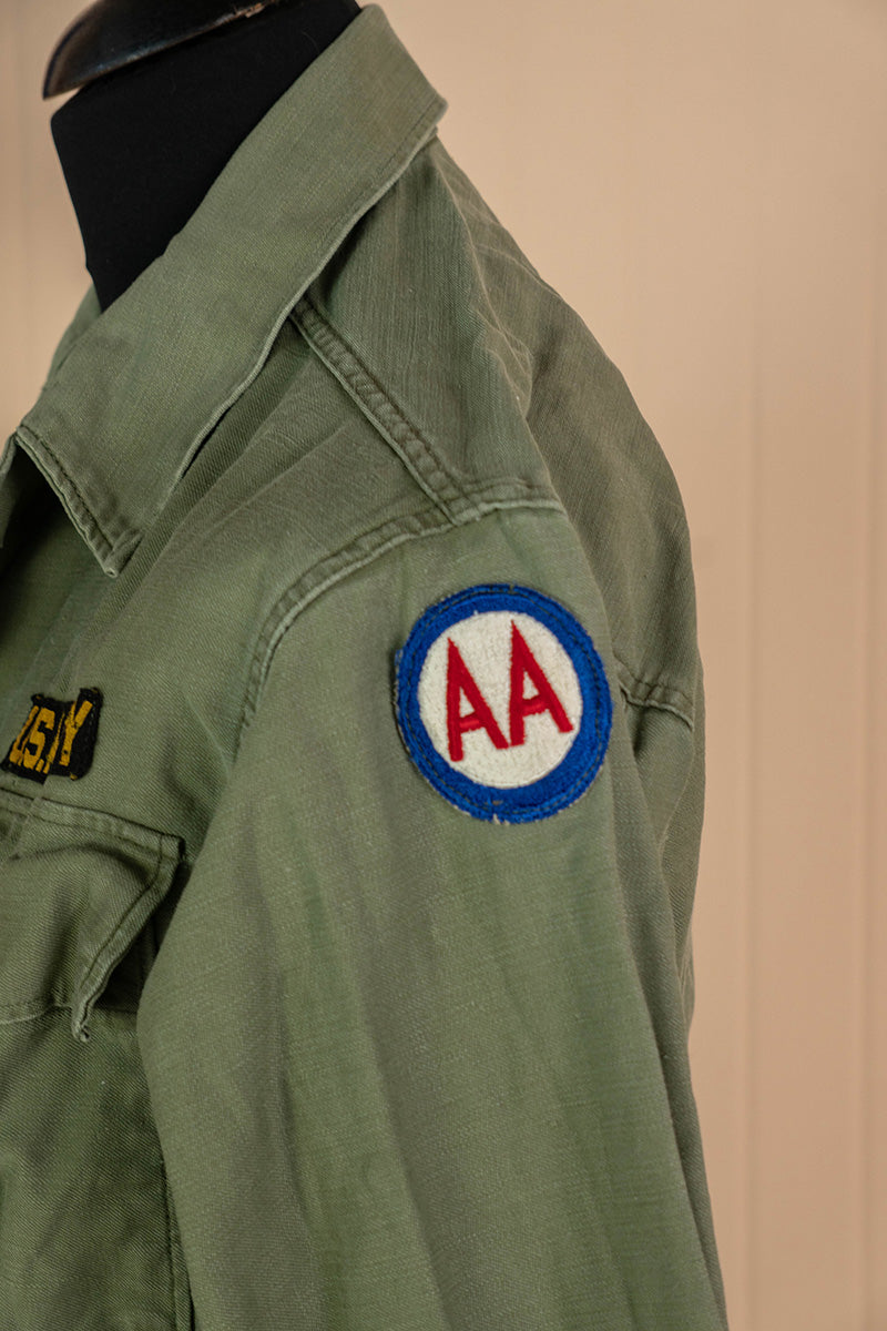 1947 Us Army Camicia OG-107 Tipe-1 con Patch - S