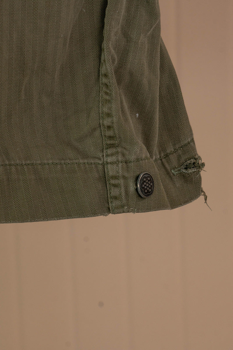Giacca Vintage US Army WWII HBT Bottone 13 stelle - L