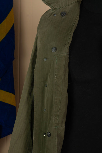 Giacca Vintage US Army WWII HBT Bottone 13 stelle - L