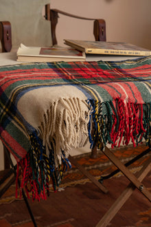 Coperta vintage Inglese a scacchi