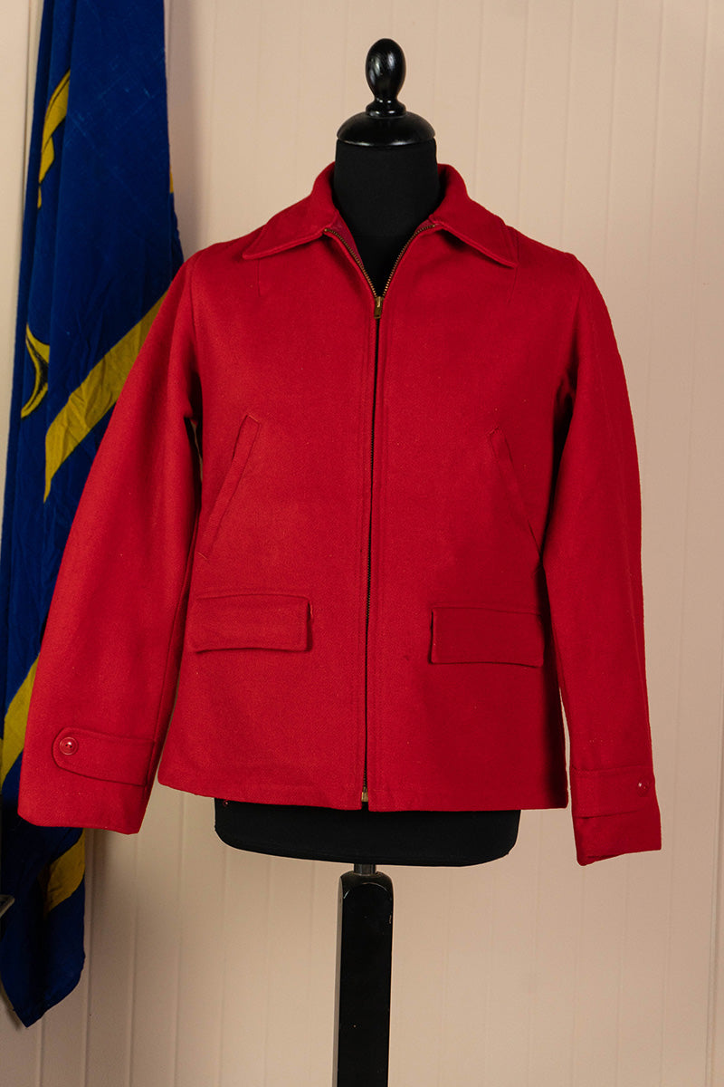 Giacca Vintage Woolrich Rossa 1930/40 - IT 46